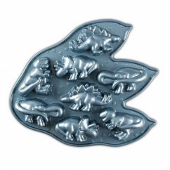 Nordic Ware mould 8 dinosaurs, 3 cup blue, 80824