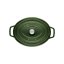 Staub Cocotte pot oval 29 cm/4,2 l basil, 1102985