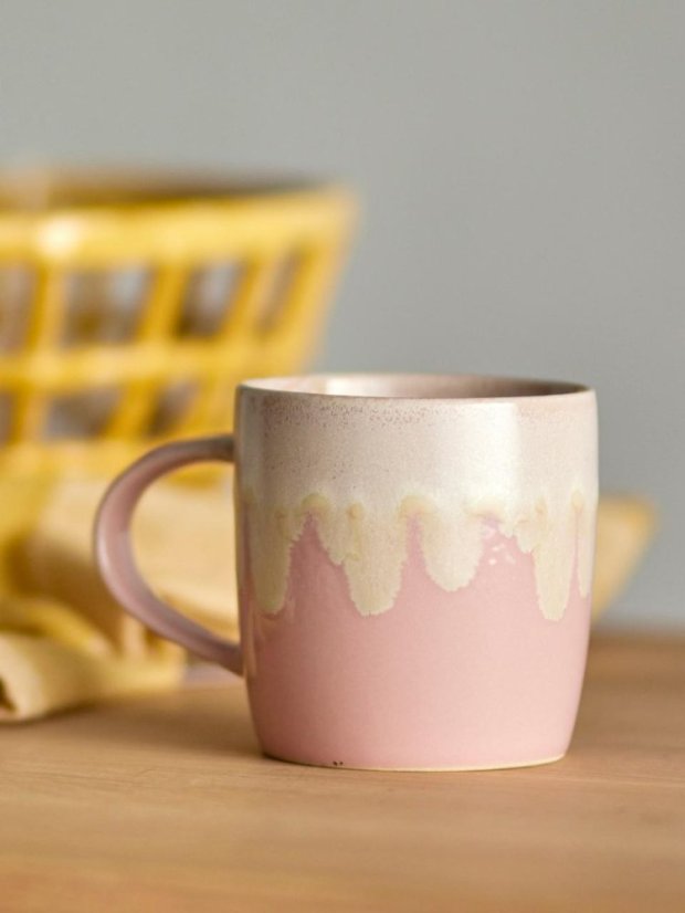Bloomingville Louisa stoneware mug 310 ml, pink, 82060551