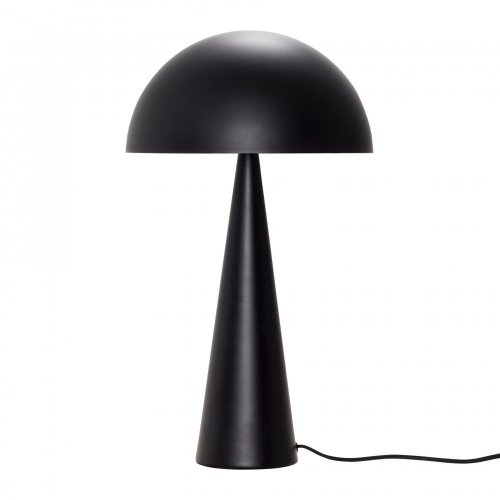 Stolní lampa, černá, kovová - 990715
