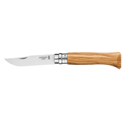 Opinel Olive Wood N°08 Schließmesser 8,5 cm, 002020