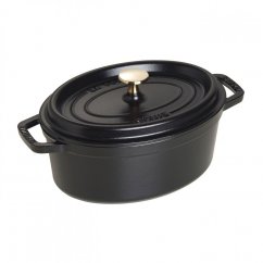 Staub Cocotte pot oval 23 cm/2,3 l black, 1102325