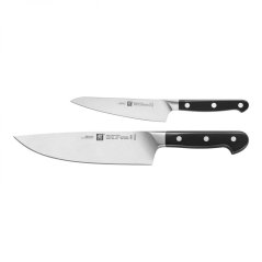 Zwilling Pro Messerset 2 Stück, Kochmesser kompakt 14 cm, Kochmesser 20 cm, 38447-001