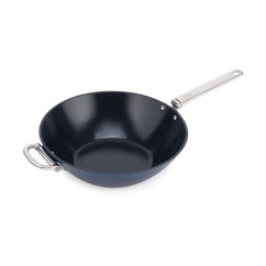 Joseph Joseph Space wok s nepriľnavým keramickým povrchom 32 cm, modrá, 45048