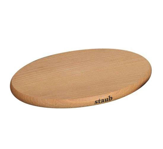Staub wooden magnetic pot mat 21x15 cm, 1190712