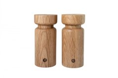 CrushGrind Helsinki set of wooden pepper and salt grinders 13 cm, 070370-2002-2PC