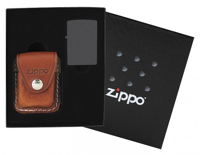 44065 Zippo gift box with brown case
