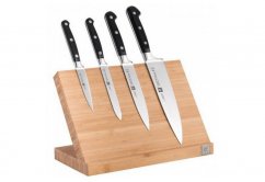 Magnetic knife block Zwilling, for 5 pieces bamboo, 15x30x18,5 cm