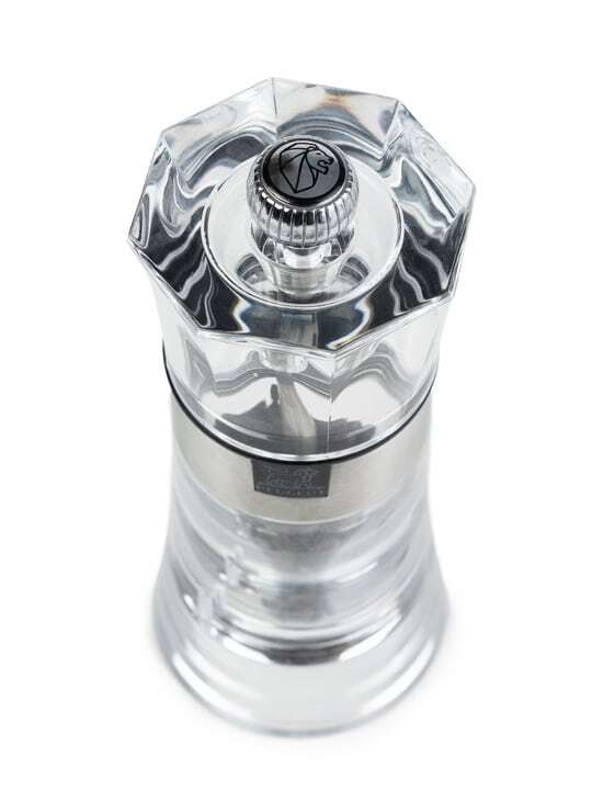 Peugeot Oslo pepper mill 14 cm, transparent, 34559