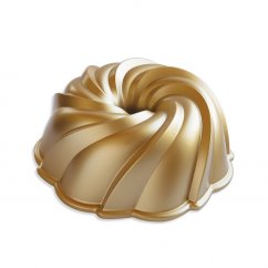 Panvica Nordic Ware Swirl bundt, 10 šálok, zlatá, 94077