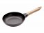 Staub cast iron pan, wooden handle, 20 cm, black