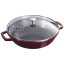 Staub wok with glass lid 30 cm/4,4 l grenadine, 40511-466