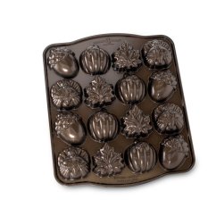 Nordic Ware mini baking sheet with 16 moulds Autumn, bronze 3 cup, 87048