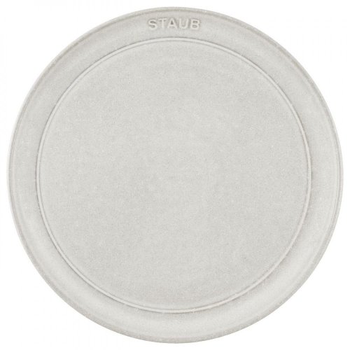 Staub Keramikteller 22 cm, weißer Trüffel, 40508-027