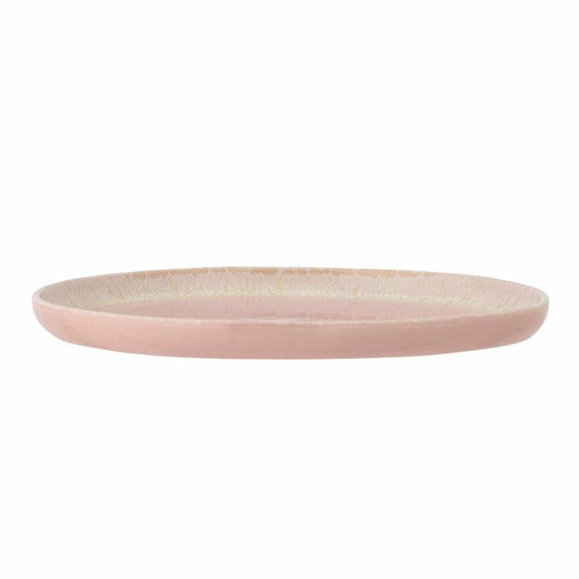 Bloomingville Louisa stoneware plate 27 cm, pink, 82060539