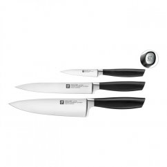 Zwilling All Star 3er-Set Messer, Kochmesser 20 cm, Aufschnittmesser 20 cm und Spießmesser 10 cm, 33780-003