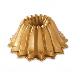 Nordic Ware Gugelhupfform Lotus, 5 Tasse Gold, 84177