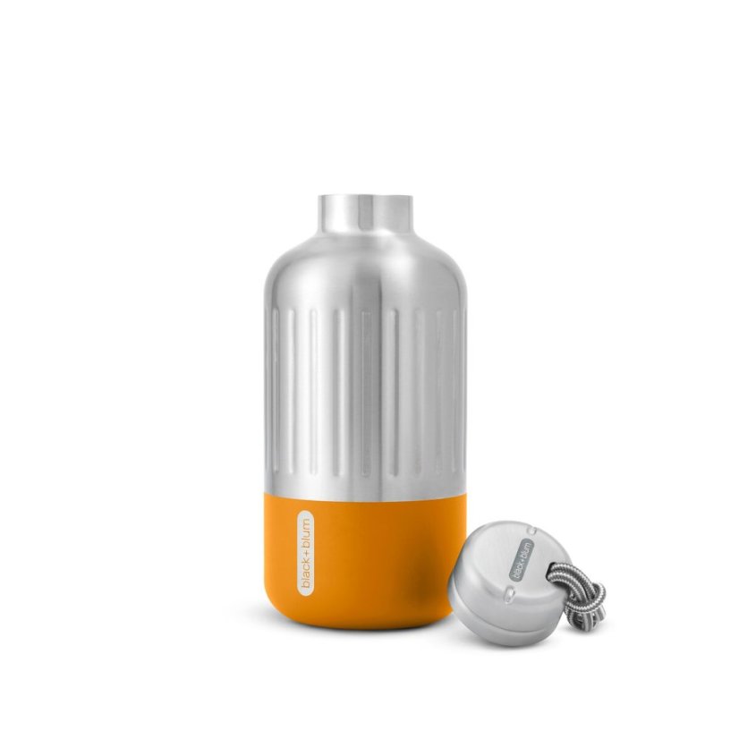 Black+Blum Explorer stainless steel thermo bottle 650 ml, orange, BAM-EIWB-S003
