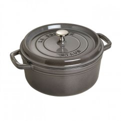 Staub Cocotte round pot 18 cm/1,7 l grey, 1101818