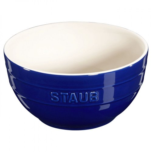 Staub ceramic round bowl 17 cm/1,2 l dark blue, 40510-792