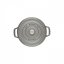 Staub Cocotte round pot 16 cm/1,2 l grey, 1101618