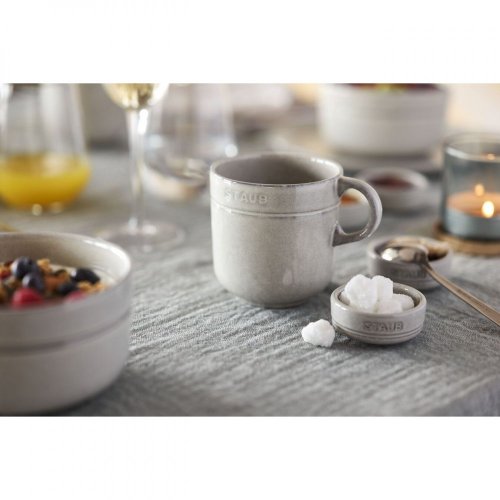 Staub ceramic mug 12 cm/0,35 l, white truffle, 40508-034