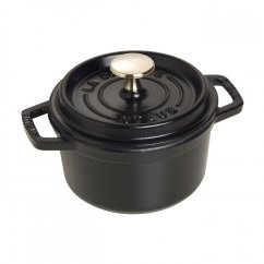 Staub Cocotte round pot 14 cm/0,8 l black, 1101425