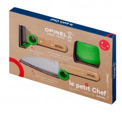 Opinel Le Petit Chef Kids Chef Set, green, 002577