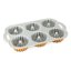 Nordic Ware mini bundt cakes Brilliance sheet with 6 moulds gold 5 cup, 93377