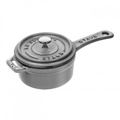 Staub mini saucepan 10 cm/0,25 l grey, 1241018