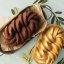 Nordic Ware 75th Anniversary Braided sandwich tin, 6 cup gold, 96077