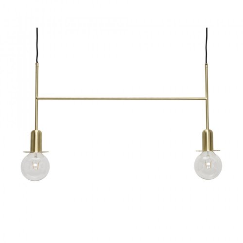 Lamp w/bulb metal brass - 990817