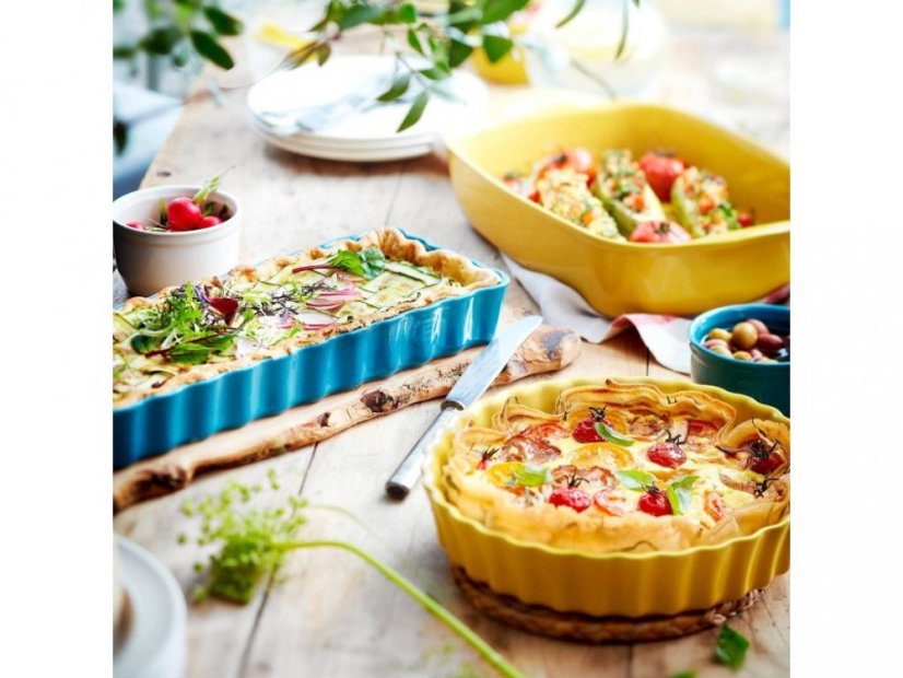 Emile Henry rectangular baking dish 30 x 19 cm, yellow Provence, 909650