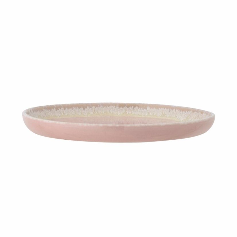Bloomingville Louisa Steingutteller 21 cm, rosa, 82060535