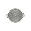Staub Cocotte round pot 22 cm/2,6 l grey, 1102218