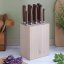 Opinel wooden block for storing 9 knives, 002387