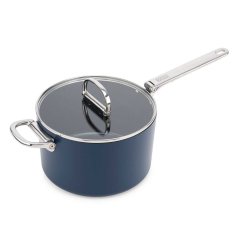 Panvica Joseph Joseph Space s nepriľnavým keramickým povrchom a pokrievkou 23 cm/5,1 l, modrá, 45039