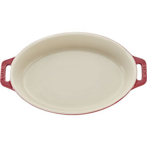 Staub ceramic baking dish oval 37 cm/4 l cherry, 40511-160
