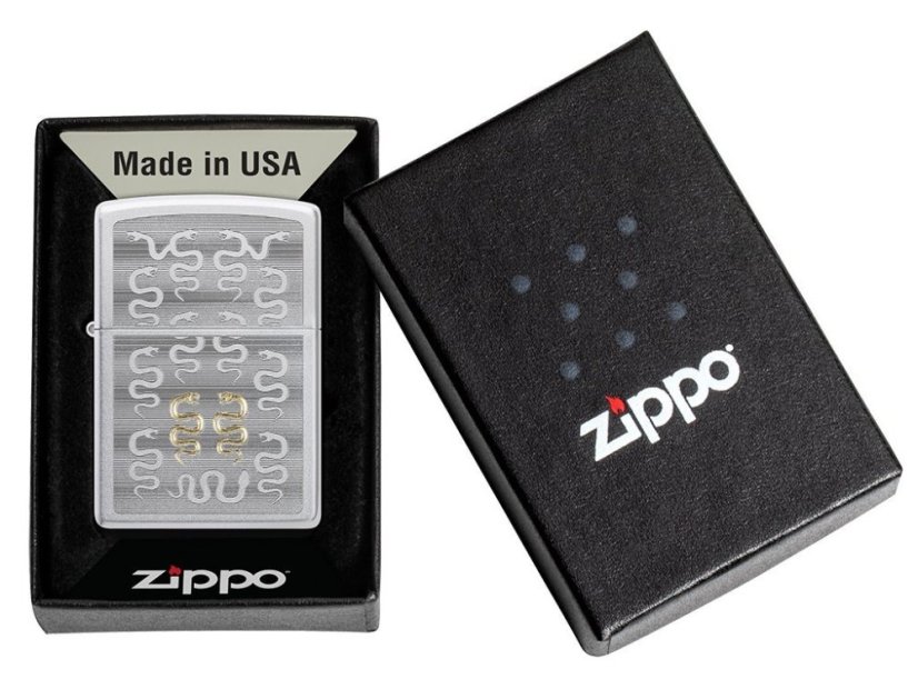 Zippo 20797 Snake Pattern Design