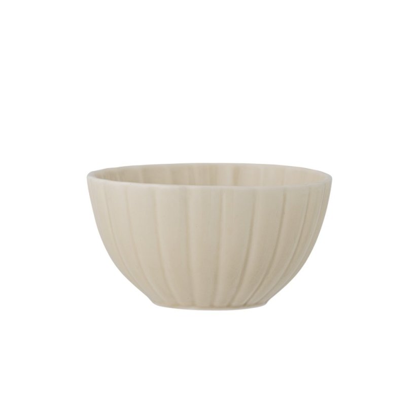 Bloomingville Latina stoneware bowl 12 cm, cream, 82060597