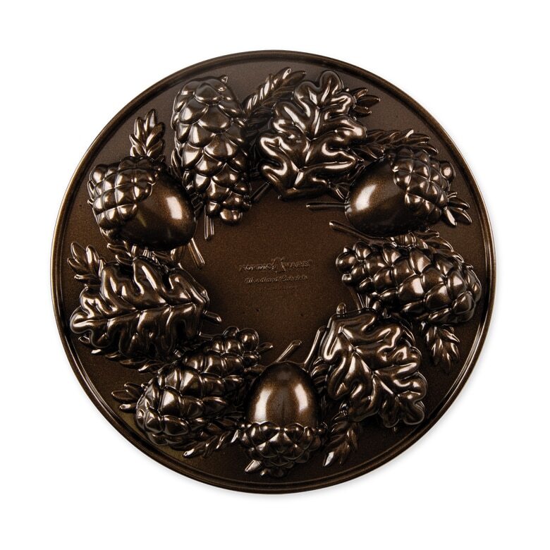 Nordic Ware round baking tin Autumn, bronze, 94148