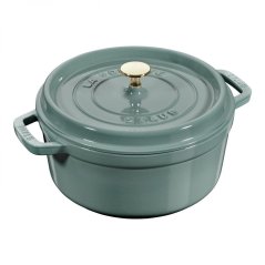 Staub Cocotte Topf rund 20 cm/2,2 l Eukalyptus, 11020121