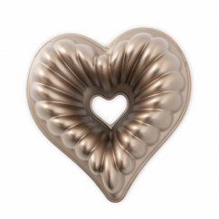Nordic Ware Baking Mould Heart, 10 cup caramel, 55548