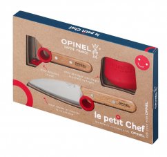 Detská kuchárska súprava Opinel Le Petit Chef, červená, 001746