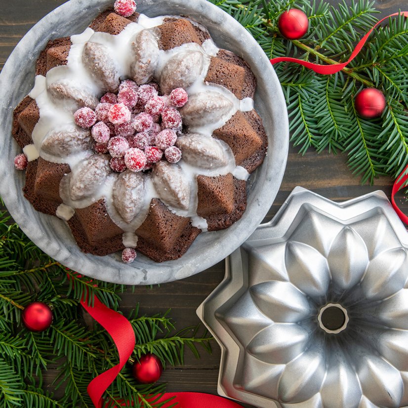 Nordic Ware bundt tin Vintage Star, 10 cup silver, 53137