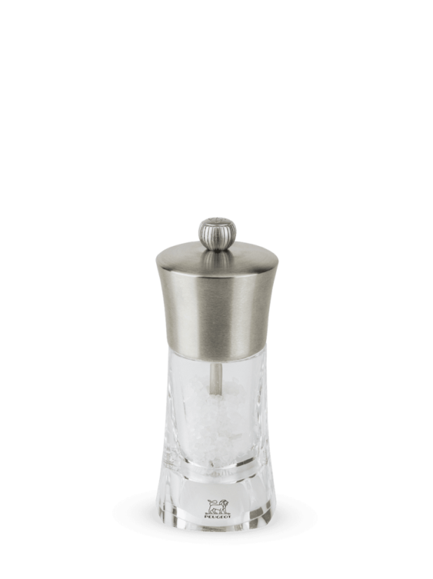 Peugeot Ouessant salt mill 14 cm, stainless steel, 29043