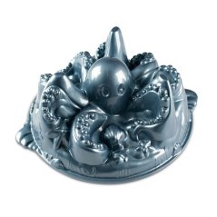 Nordic Ware octopus cake mould, 10 cup blue, 57024