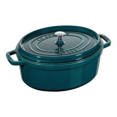 Staub Cocotte hrniec, oválny, 31cm / 5,5l, morská modrá