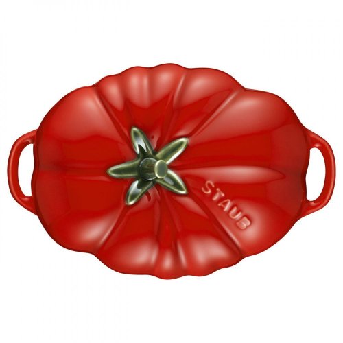 Staub Cocotte ceramic baking dish in tomato shape 16 cm/0,5 l, red, 40511-855