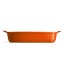 Emile Henry large baking dish 42,5 x 28 cm, orange Toscane, 769654